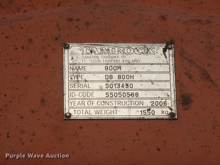 image for item DJ2296 2006 Sandvik Tamrock Ranger 800  rock pilot drill