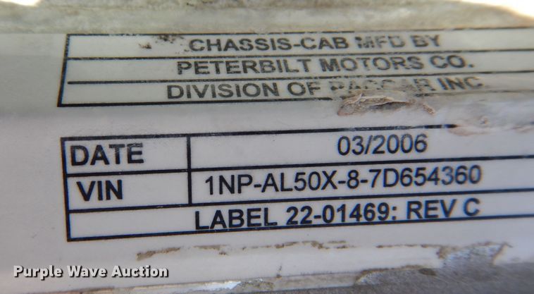 image for item DK0328 2007 Peterbilt 357  ready mix truck