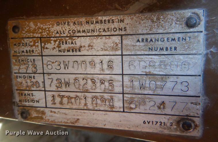 image for item DK3640 1983 Caterpillar 773B  haul truck