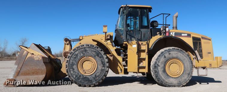 image for item DK3642 2007 Caterpillar 980H  wheel loader