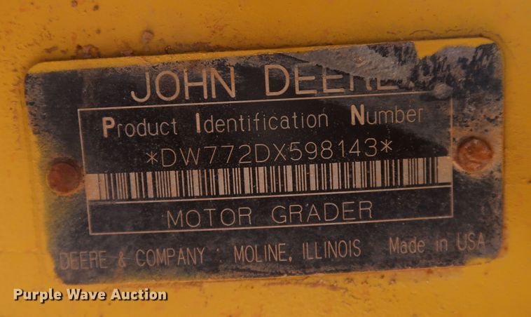 image for item DK3683 2004 John Deere 772D  motor grader