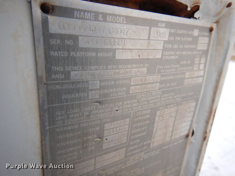 image for item DK4290 2006 International 7300  digger derrick truck