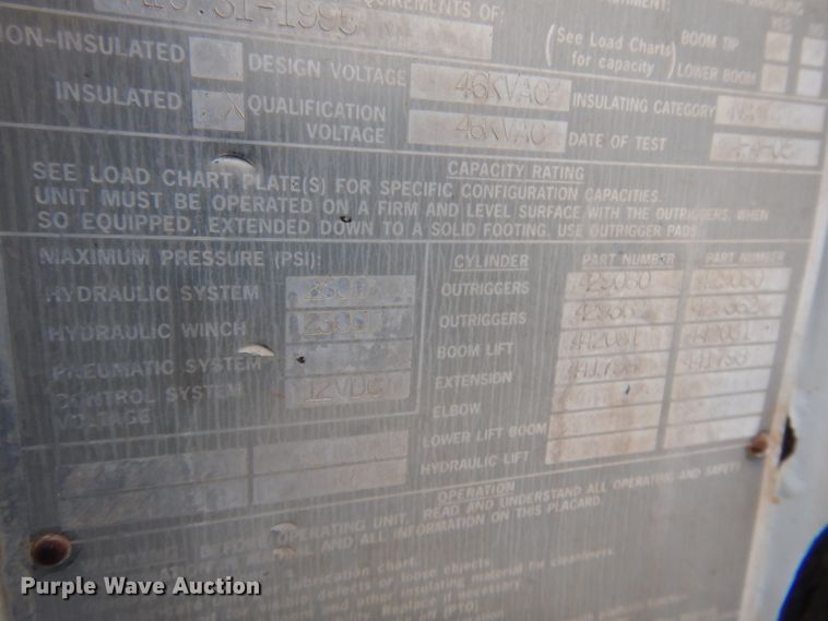 image for item DK4290 2006 International 7300  digger derrick truck