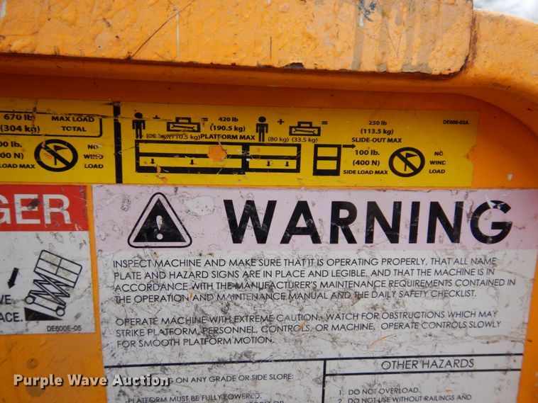 image for item DL3737 2013 Hy-Brid HB1430  scissor lift