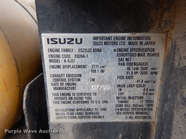 image for item DL3740 Aichi SR123/ISR408  boom lift