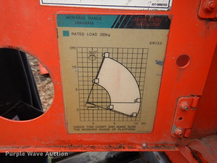 image for item DL3740 Aichi SR123/ISR408  boom lift