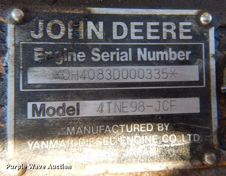 image for item DM5406 1999 John Deere 80  excavator