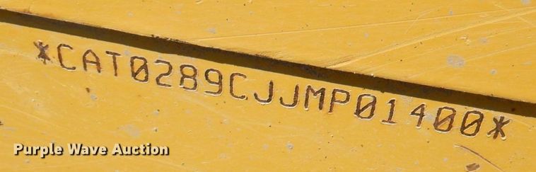 image for item DM6070 2010 Caterpillar 289C  tracked skid steer loader