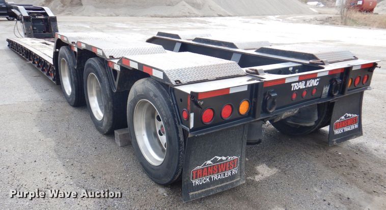 image for item DM6114 2010 Trail King TK110HDG533  lowboy equipment trailer