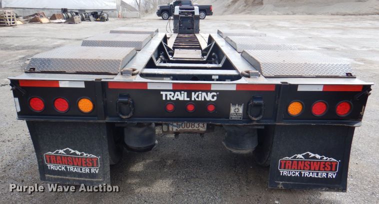 image for item DM6114 2010 Trail King TK110HDG533  lowboy equipment trailer