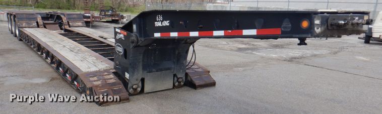 image for item DM6114 2010 Trail King TK110HDG533  lowboy equipment trailer