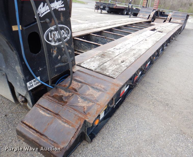 image for item DM6114 2010 Trail King TK110HDG533  lowboy equipment trailer