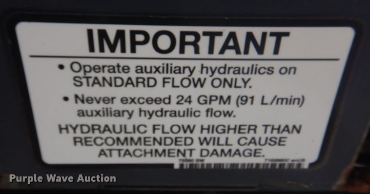 image for item DM7257 Bobcat Brushcat 72  skid steer rotary mower