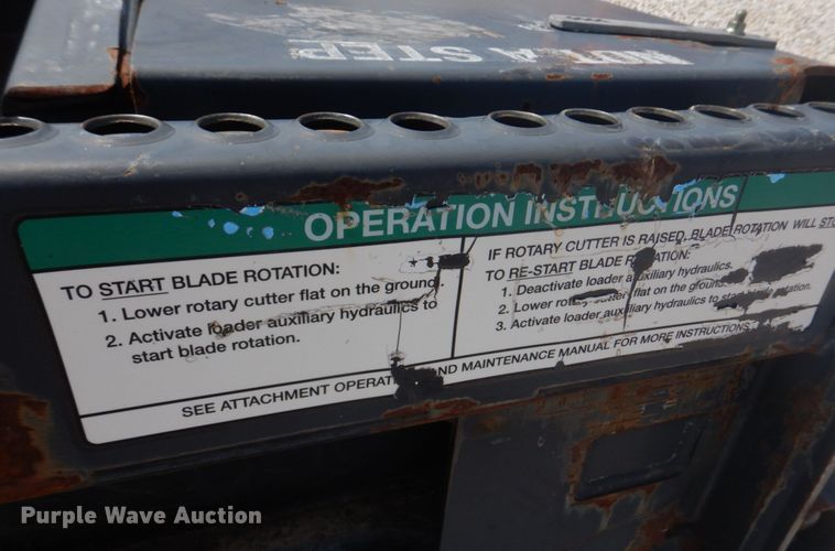 image for item DM7257 Bobcat Brushcat 72  skid steer rotary mower