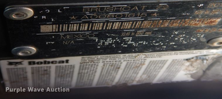 image for item DM7257 Bobcat Brushcat 72  skid steer rotary mower