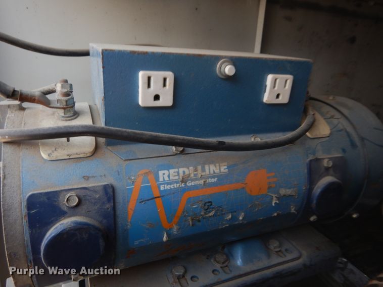 image for item DM7258 1996 Ford F800  dump flatbed truck