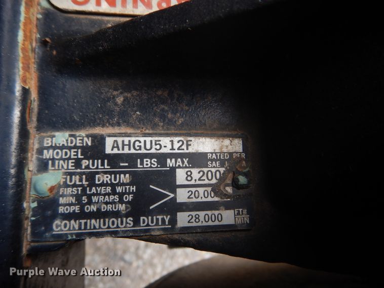 image for item DM7258 1996 Ford F800  dump flatbed truck