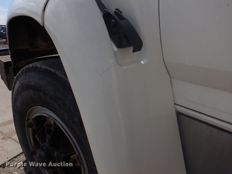 image for item DM7258 1996 Ford F800  dump flatbed truck