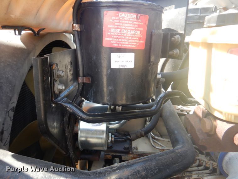 image for item DM7258 1996 Ford F800  dump flatbed truck