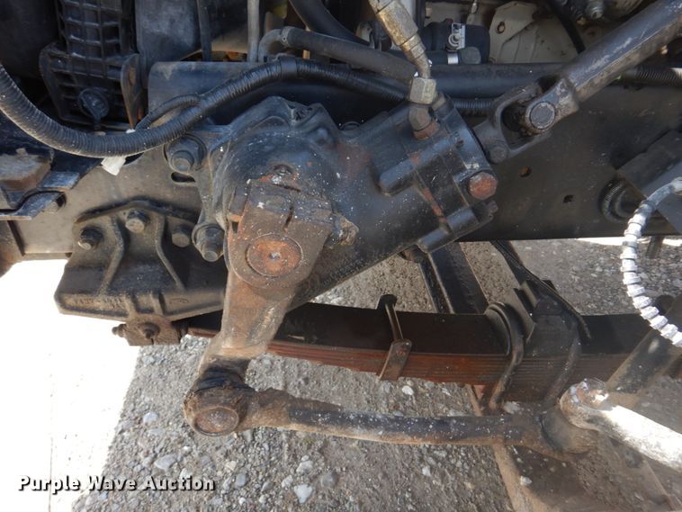 image for item DM7258 1996 Ford F800  dump flatbed truck