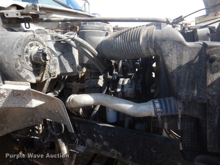 image for item DM7258 1996 Ford F800  dump flatbed truck