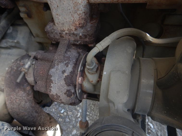 image for item DM7258 1996 Ford F800  dump flatbed truck