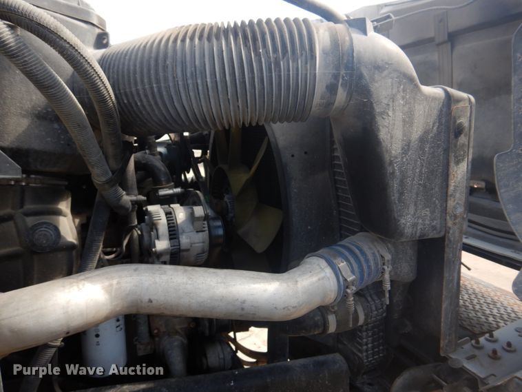 image for item DM7258 1996 Ford F800  dump flatbed truck