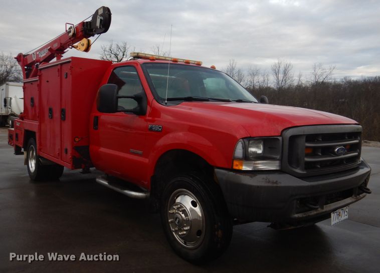 image for item DM7261 2004 Ford F550 Super Duty  utility / service truck