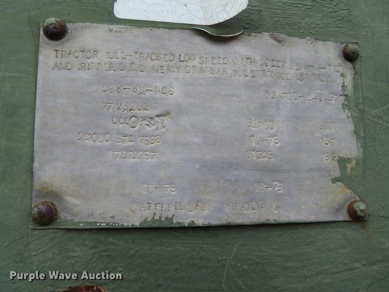 image for item DN7939 1975 Caterpillar D8K  dozer