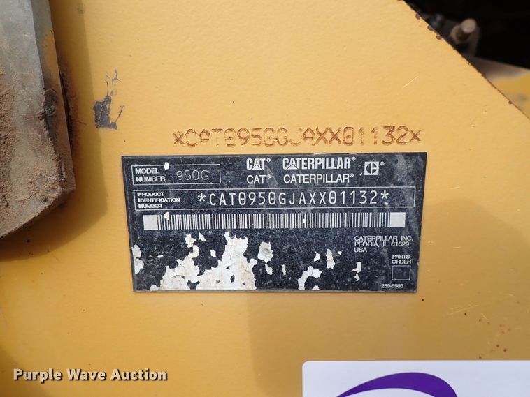 image for item DP4518 2005 Caterpillar 950G  wheel loader