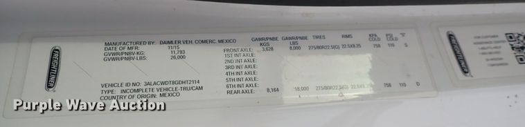 image for item DP4519 2016 Freightliner M2 106  utility / service truck