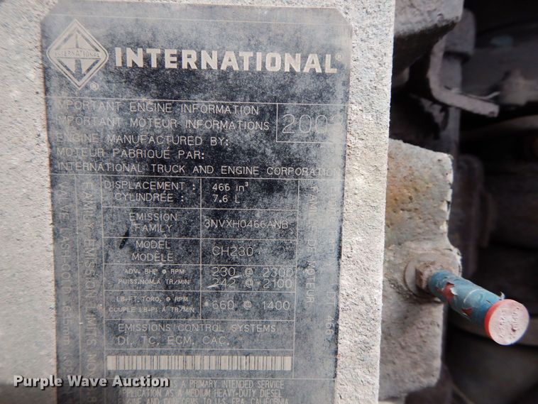 image for item DP5424 2004 International 7400  dump truck