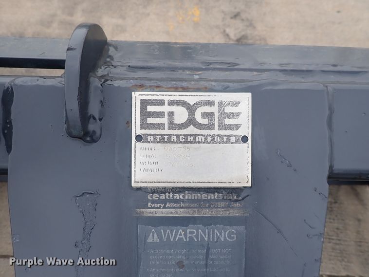 image for item HR9810 Edge 500785  72" W skid steer land leveler