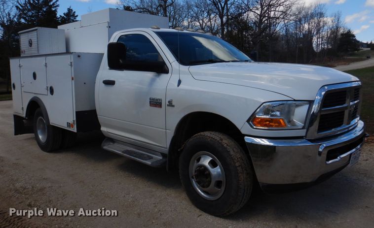 image for item IM9700 2012 Dodge Ram 3500HD  utility bed pickup truck