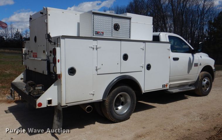 image for item IM9700 2012 Dodge Ram 3500HD  utility bed pickup truck