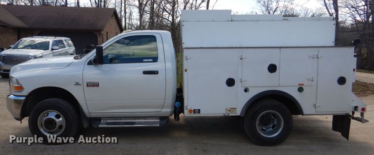image for item IM9700 2012 Dodge Ram 3500HD  utility bed pickup truck
