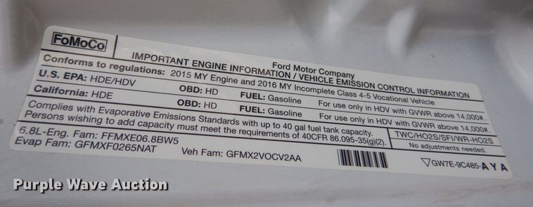 image for item IM9875 2016 Ford F550 Super Duty XL  bucket truck