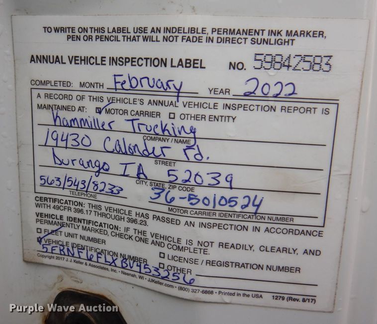 image for item IM9883 2011 Ford F650 Super Duty  flatbed truck