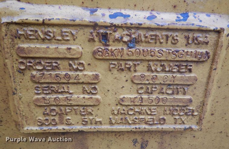 image for item IU9824 2014 Komatsu WA500-7  wheel loader