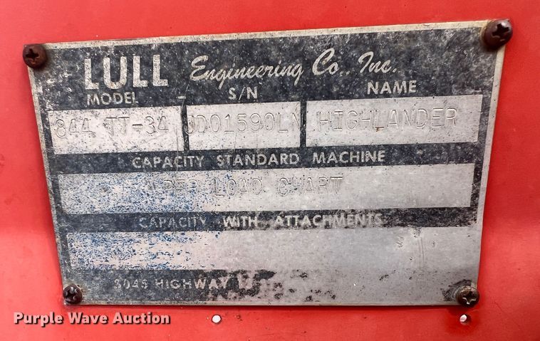 image for item JH9205 Lull Highlander  telehandler