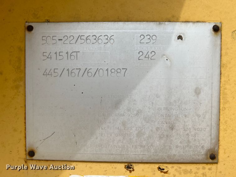 image for item JH9223 1990 JCB 505-22  telehandler