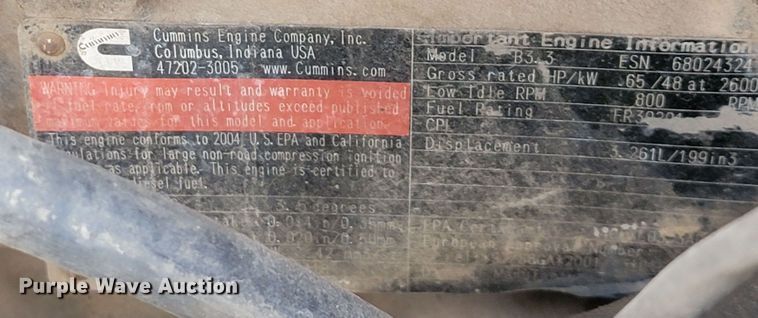 image for item JL9657 2005 Vermeer D16X20A  directional boring unit