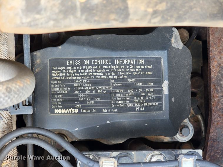 image for item JL9681 2012 Komatsu PC490LC-10  excavator