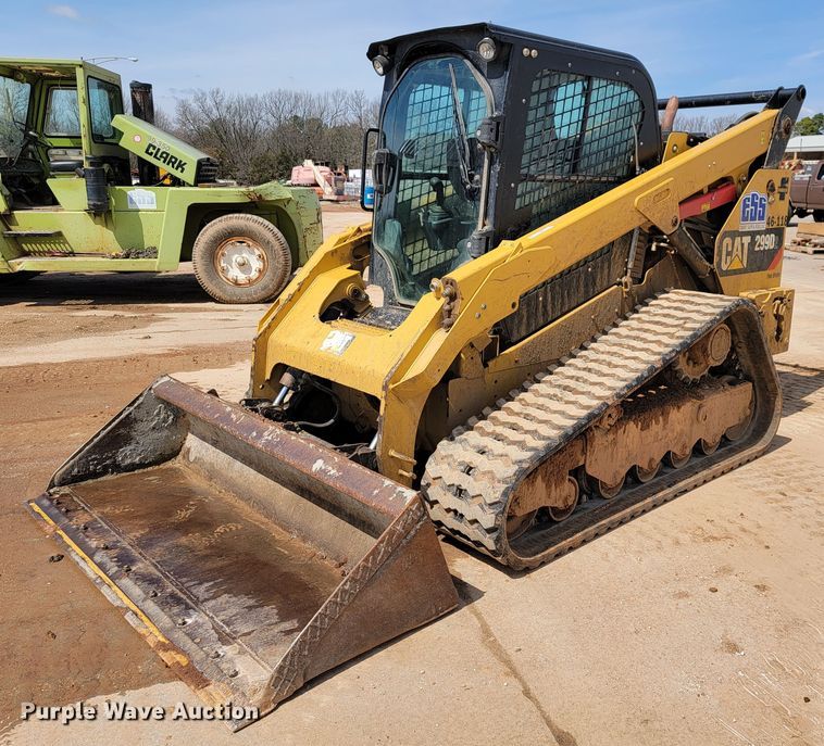 image for item JL9686 2017 Caterpillar 299D2  tracked skid steer loader