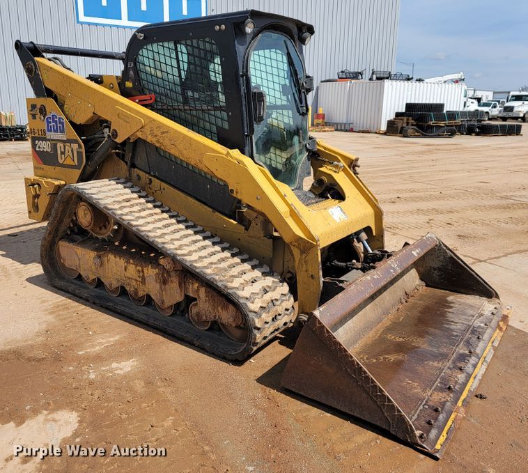 image for item JL9686 2017 Caterpillar 299D2  tracked skid steer loader