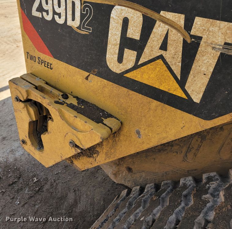 image for item JL9686 2017 Caterpillar 299D2  tracked skid steer loader