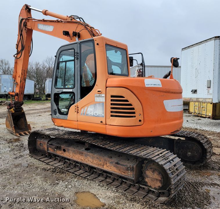 image for item JL9699 2010 Doosan DX140LCR  excavator