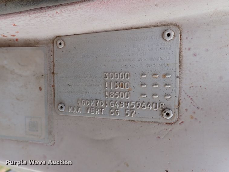 image for item JO9596 1981 GMC C70  dump truck