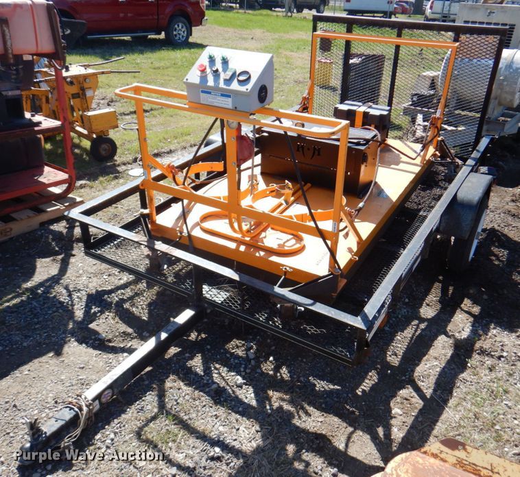 image for item JS9071 KM International KM2-18X C1M1  asphalt patch heater with Carry-On trailer