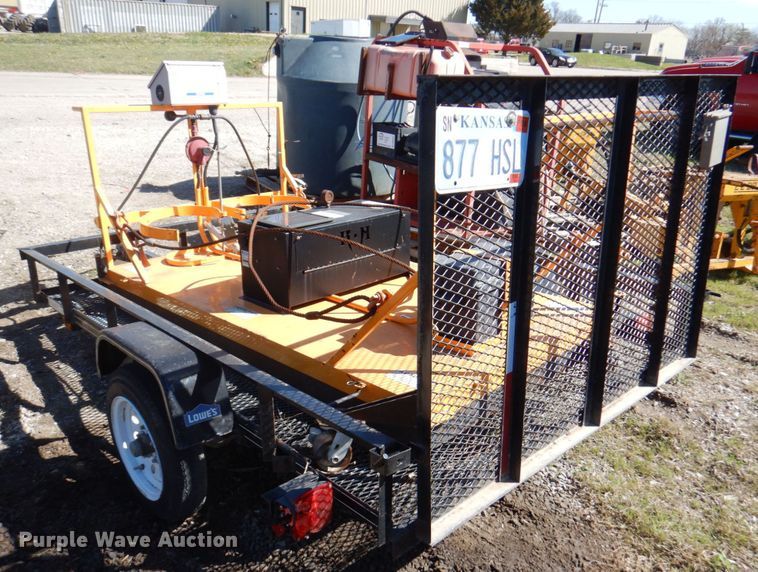 image for item JS9071 KM International KM2-18X C1M1  asphalt patch heater with Carry-On trailer